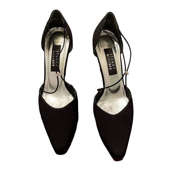 Stuart Weitzman Black Heels - Size 9.5 - Picture 2 of 7